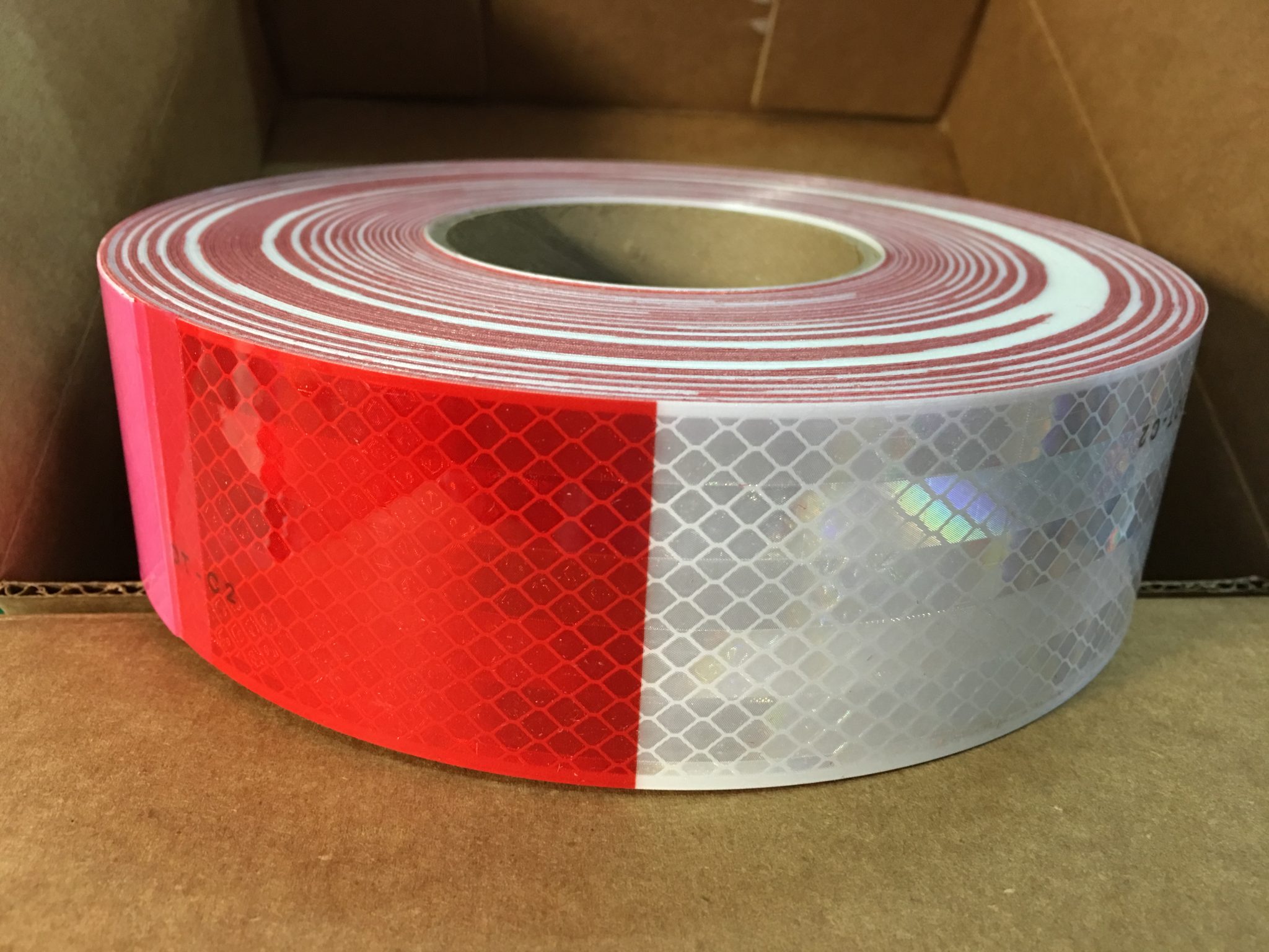 3M Conspicuity Diamond Grade Red/white tape #983-32 – Spartan Signs ...