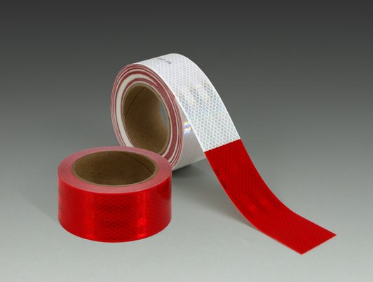 3M Conspicuity Diamond Grade Red/white tape #983-32 – Spartan Signs ...